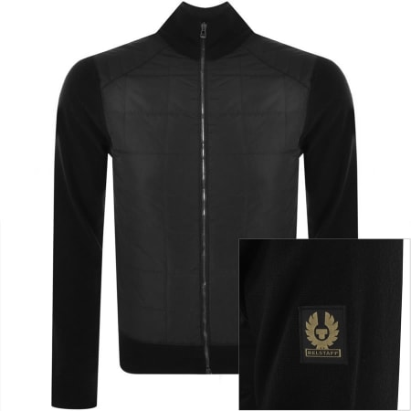 Belstaff Kelbrook Full Zip Knit Jumper Navy Mainline Menswear Denmark